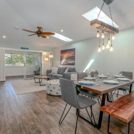 Dog Friendly Home wPrivate Fenced Yard, Garage & Fire Pit! STEPS to the Beach!, hotel in New Smyrna Beach