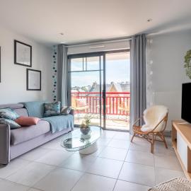 Appartement moderne pour 4 à deux pas de la plage, hotel in Pléneuf-Val-André