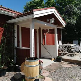 Idyllisk nybyggd stuga på Sollerön., khách sạn ở Sollerön
