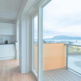 New / Stunning Sea View / Light / 3 BR, hotel v destinaci Tórshavn