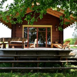 Kaimukas - namelis prie ežero keturiems, hotel di Dvarčėnai