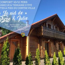 ⁂⁂ LE NID DE PIERRE & JULIE [CLEDICIHOME] 2 pas du centre ville / SPA & TERASSE AMENAGEE ⁂⁂, hotel a La Bresse