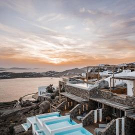 Alissachni Mykonos, hotelli kohteessa Psarou