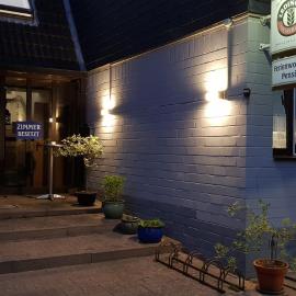 Pension Strohm im Lieth Café, hotel Bad Fallingbostelben