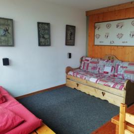 Grand studio 4 pers à Arc 1600 avec wifi et animaux admis, viešbutis mieste Arc 1600
