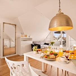 Friedrichshafen में, होटल Ferien-Apartment Haubentaucher - mit priv Strandzugang