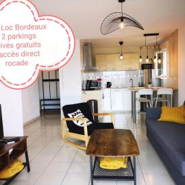 Zéro stress Bordeaux, T2 calme, 2 parkings, Wifi, hotel in Villenave-dʼOrnon