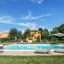 Villa in Ostra Vetere with Pool and Jacuzzis