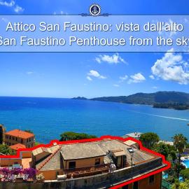 WELCOME RIVIERA - ATTICO SAN FAUSTINO 165 mq più 110 mq di terrazza- IN VILLA 700 ,VISTA MARE STREPITOSA-100 m dalla spiaggia-PARKING ESCLUSIVO