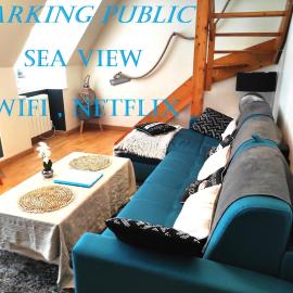 Appartement Saint Malo vue sur mer, parking vélo privé , Ferry, plage et commerces à 50 m, hotel in Saint Malo
