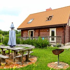 Rąstinis namelis poilsiui, hotel u gradu Karkle