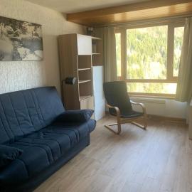 Appartement avec accès piscine- Station- 4 personnes, hotel in Saint-Jean-d'Aulps