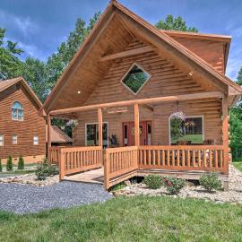 Hot Tub, Pool Access & Fire Pit: Gatlinburg Cabin