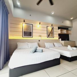 Aeropod 2 Queen Bed Near Airport & KK city