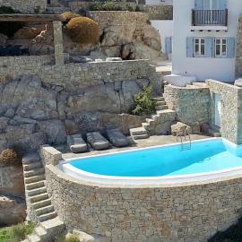 Villa Azurite with heated pool by Diles Villas, hotel en Psarou