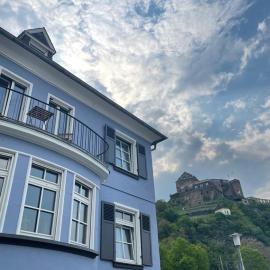 Musikalische Ferienwohnung mit Rheinblick