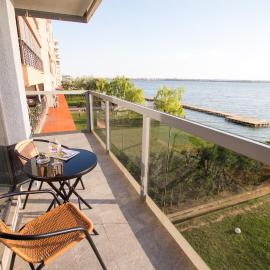 Blue Apartment by the Lake