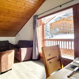 Levassaix में, होटल Appartement spacieux avec sauna, hammam et WIFI proche des pistes
