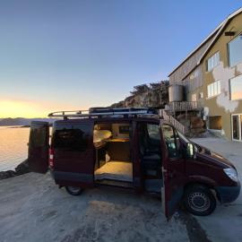 Campervan in the Lofoten Islands, Hotel in Leknes