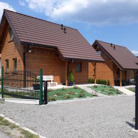 Nowe domki w górach "Pod Skrzycznym", koło Szczyrku