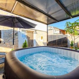 Amazing Home In Barat With House A Panoramic View