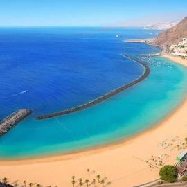 Apartamento en primera línea de mar, las Teresitas, Santa Cruz de Tenerife, hotel u gradu San Andrés