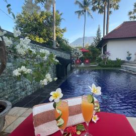 Serene 2 BR Villa Private Pool in Top Diving Area, Hotel in Kubu