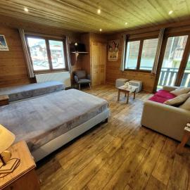 Appartement familial confortable aux Gets, capacité 4 personnes, balcon et WiFi - FR-1-598-104