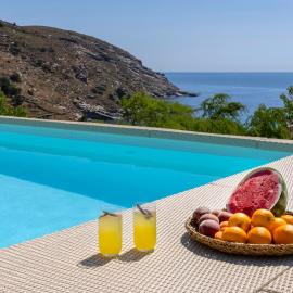 Luxury villa by the beach by Andros Villas Collection