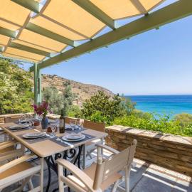 Sun-rock house by the sea by Andros Villas Collection