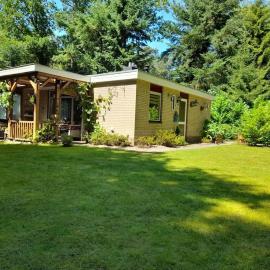 Vrijstaande bungalow bij het bos in het Vechtdal