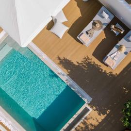 Sea View Luxury Villa White in Blue, hotel Mátalában