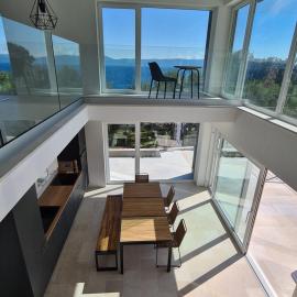 Luxusvilla in Kroatien mit Pool und Meerblick, hotel v destinácii Ravni