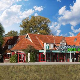Hotel Gremersdorf - Zum Grünen Jäger，格雷姆斯多夫的飯店