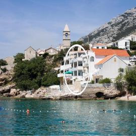 Apartments by the sea Pisak, Omis - 1001 – hotel w Pisaku
