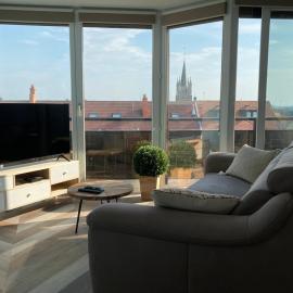 Cozy Panorama Flat by the Beach