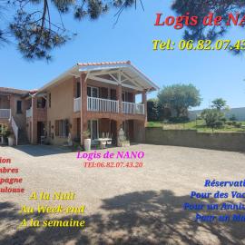 LOGIS DE NANO, hotel in Gratens