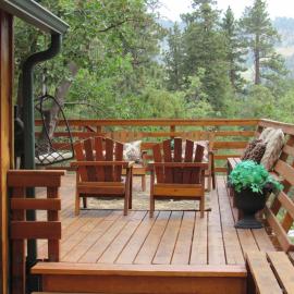 Hillside Hideaway -View of Ski Slope from Charming Deck