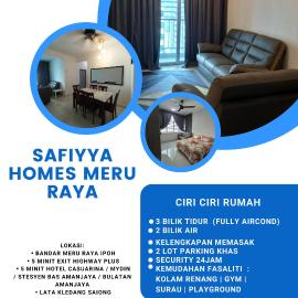 SAFIYYA HOMES MERU RAYA - WIFI/NETFLIX