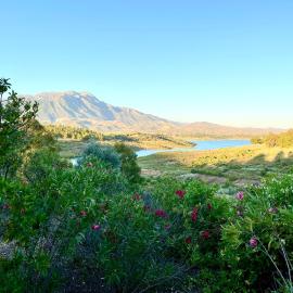 La Rústica en Viñuela, piscina privada
