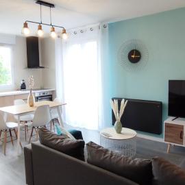 Scandy Appart by Lyonbnb - Eurexpo Clim T2 Tout confort Parking Balcon Vue