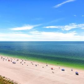 Charming beachfront condo with pool, spa and views
