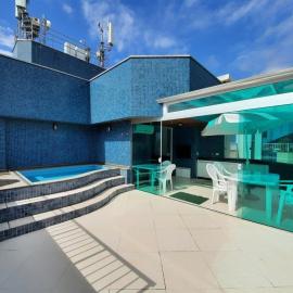 Linda Cobertura Piscina Privativa Churrasq. Caiobá