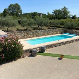 Maison cosy avec piscine privée, vue 360 panoramique