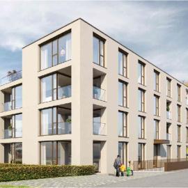 Neu erstellte Wohnung mit Balkon in Hard、ハルトのホテル