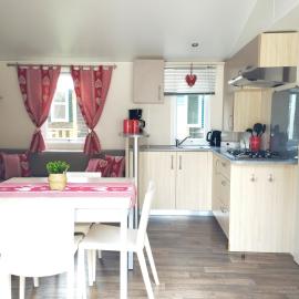 Mobil-home tout confort climatisé 6 personnes proche Europa Park, route des vins, Alsace, hotel in Boofzheim
