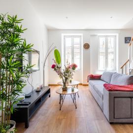 Appartement spacieux & chaleureux, Gare St-Jean