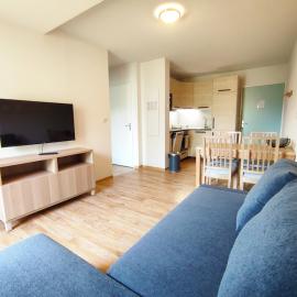 Le Flocon, T2, wifi, vue montagne, parking gratuit, ascenseur, 4 personnes – hotel w mieście Luchon
