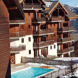 Appartement 4/6 personnes, au pied des pistes