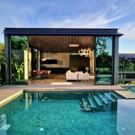 Villa Obsidian, sea view and walk to Choeng Mon beach, hotel in Choeng Mon Beach